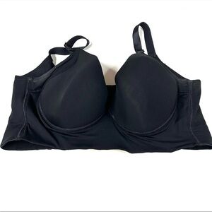 UpLady 38C Extra Firm High Compression Full Cup Pushup Bra Black Underwire #0347